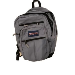 JanSport Big Student 3 Section Gray Backpack